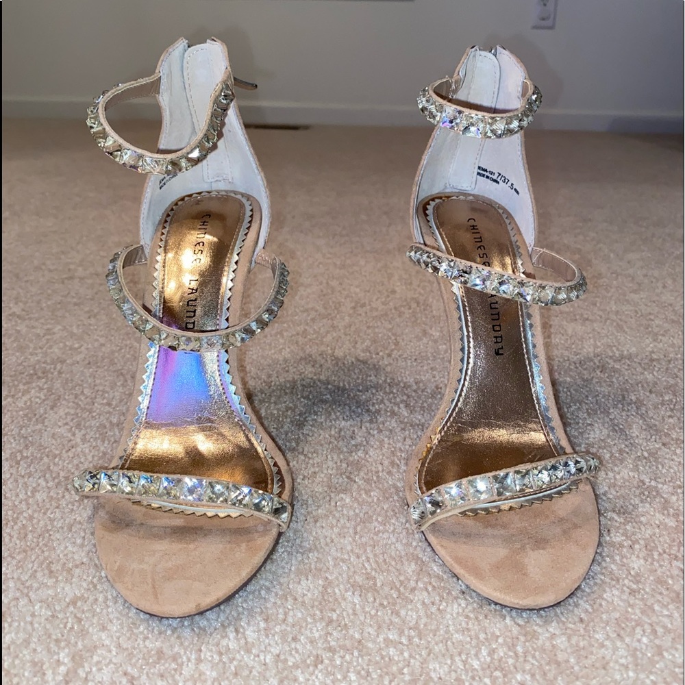 Chinese Laundry embellished heels
